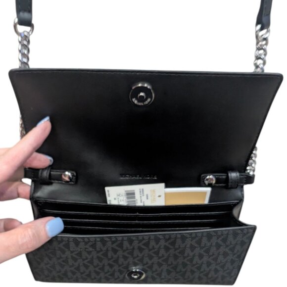 Michael Kors Carson Large Wallet on a Chain - Picture 4 of 5